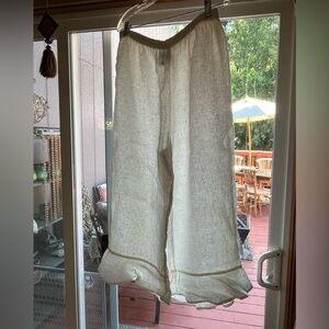 Flax Linen Pants size L